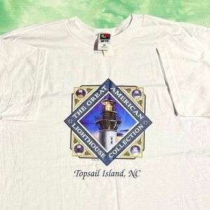 1999 AMERICAN LIGHT HOUSE COLLECTION TOP SAIL NC VINTAGE TEE XL